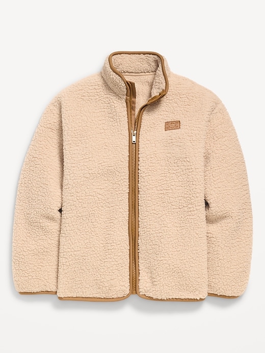 Image number 2 showing, Sherpa Zip-Front Jacket for Boys