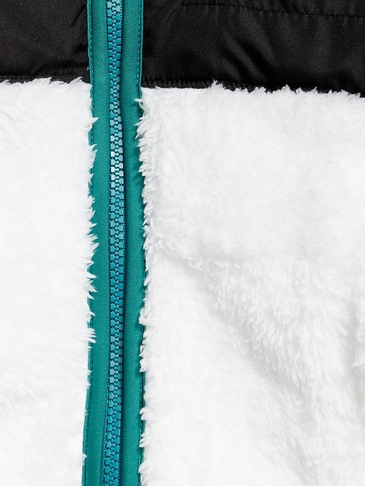 Image number 3 showing, Loose Sherpa Pocket Hooded Jacket for Boys