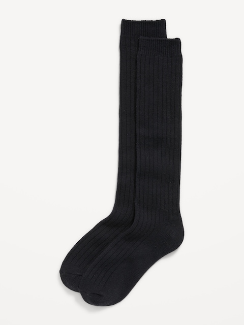 Knee-High Boot Socks for Women - Blackjack