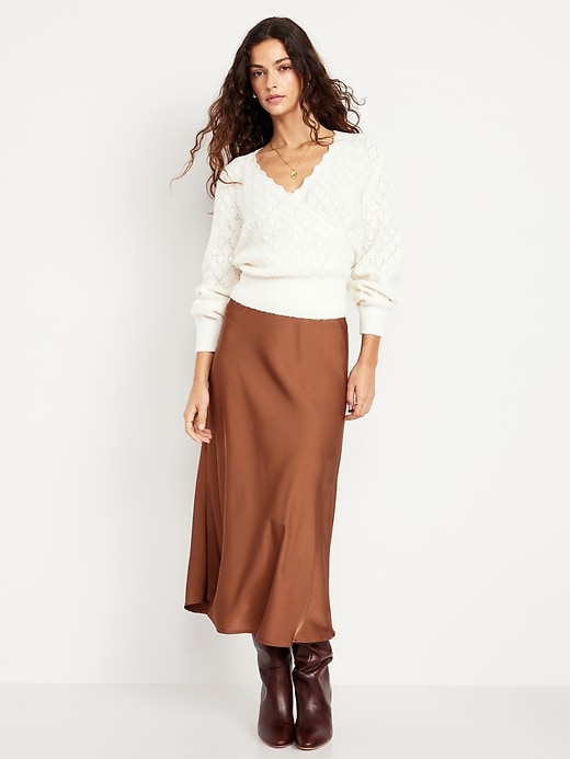 Image number 1 showing, Satin Maxi Skirt