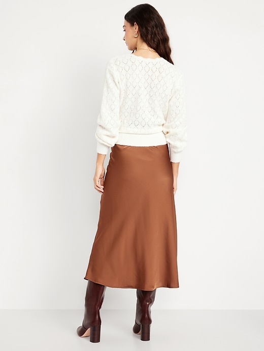 Image number 3 showing, Satin Maxi Skirt