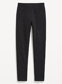 Image number 1 showing, High-Waisted Full-Length Fleece Leggings for Girls