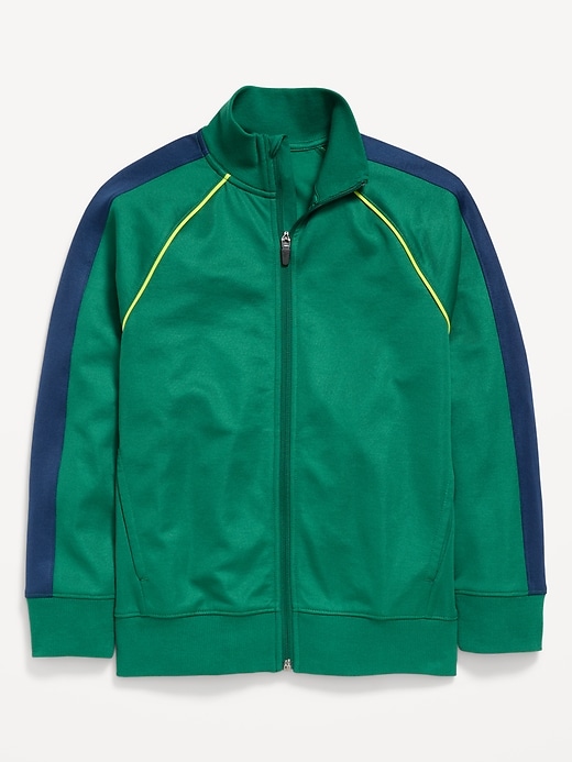 Image number 4 showing, Full-Zip Track Jacket for Boys