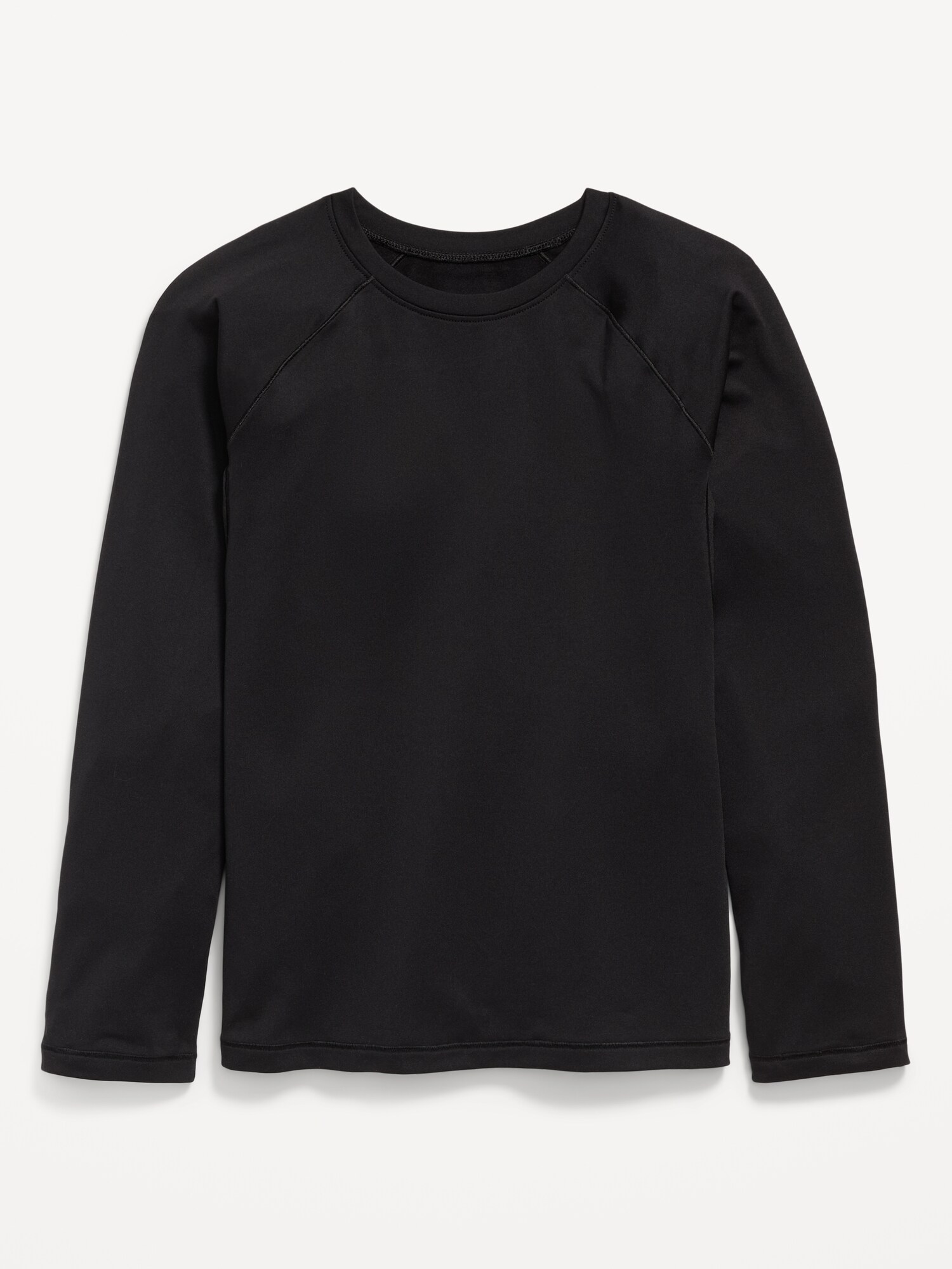 Футболка Old Navy UltraBase Long-Sleeve Performance T-Shirt для мальчиков, цвет: Чёрный — фото 2