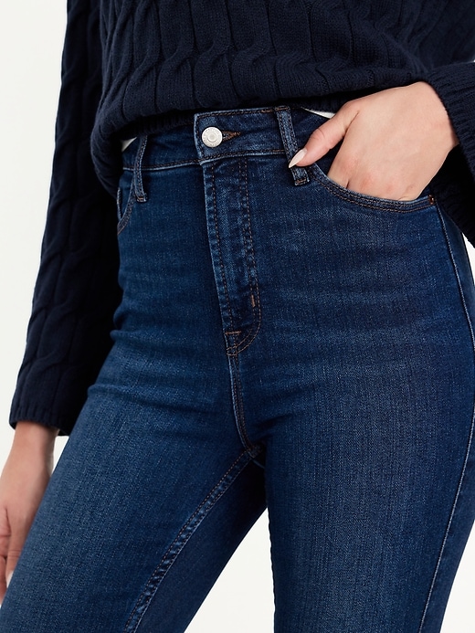 Image number 8 showing, Extra High-Waisted Rockstar 360° Stretch Super-Skinny Jeans