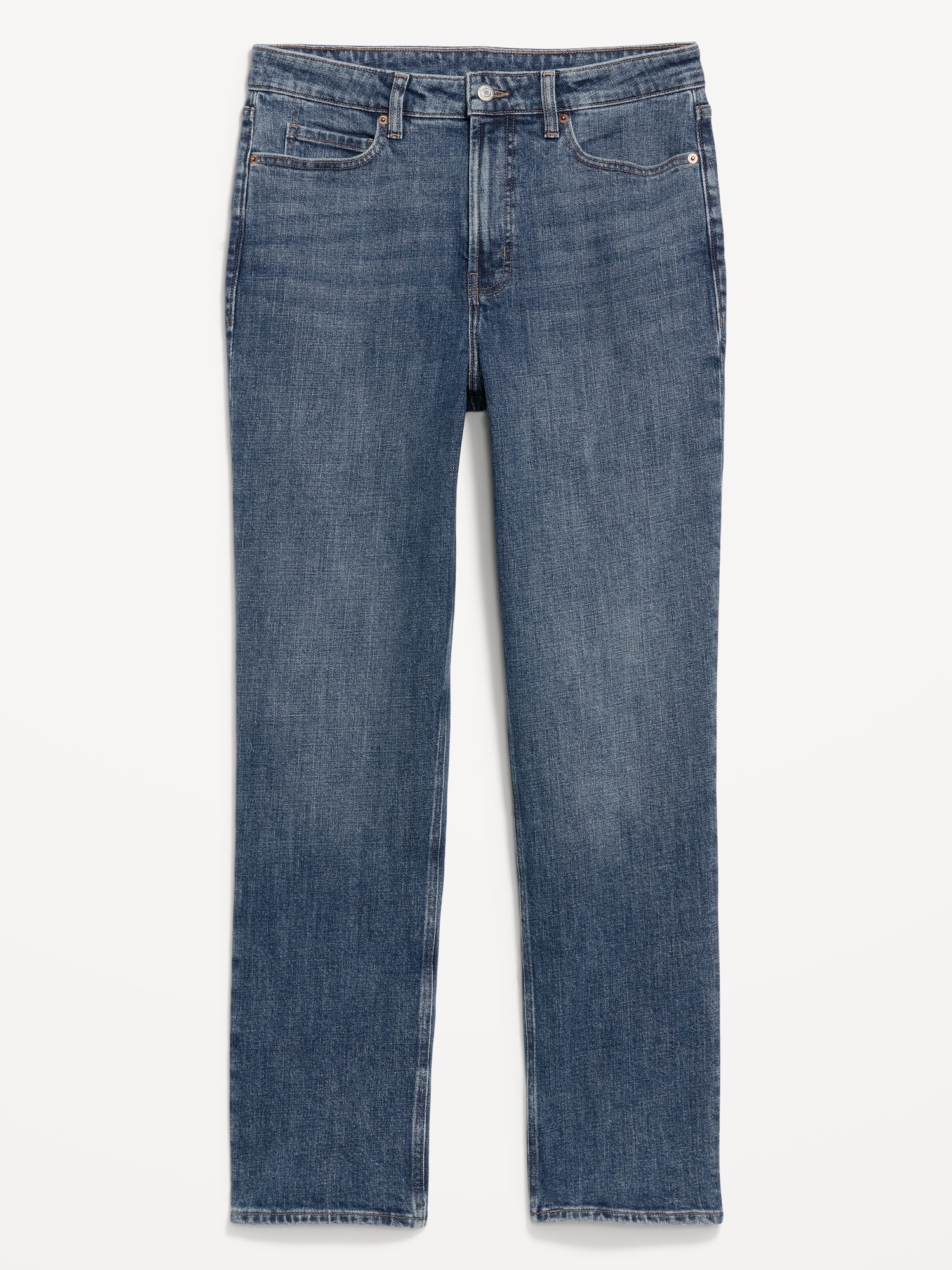 Extra High-Waisted Straight Jeans