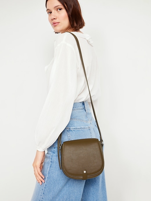 Image number 2 showing, Crossbody Saddle Bag