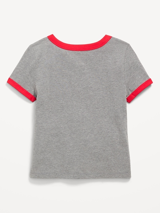 Image number 2 showing, NFL™ Kansas City Chiefs™ Fitted Graphic Ringer T-Shirt for Girls