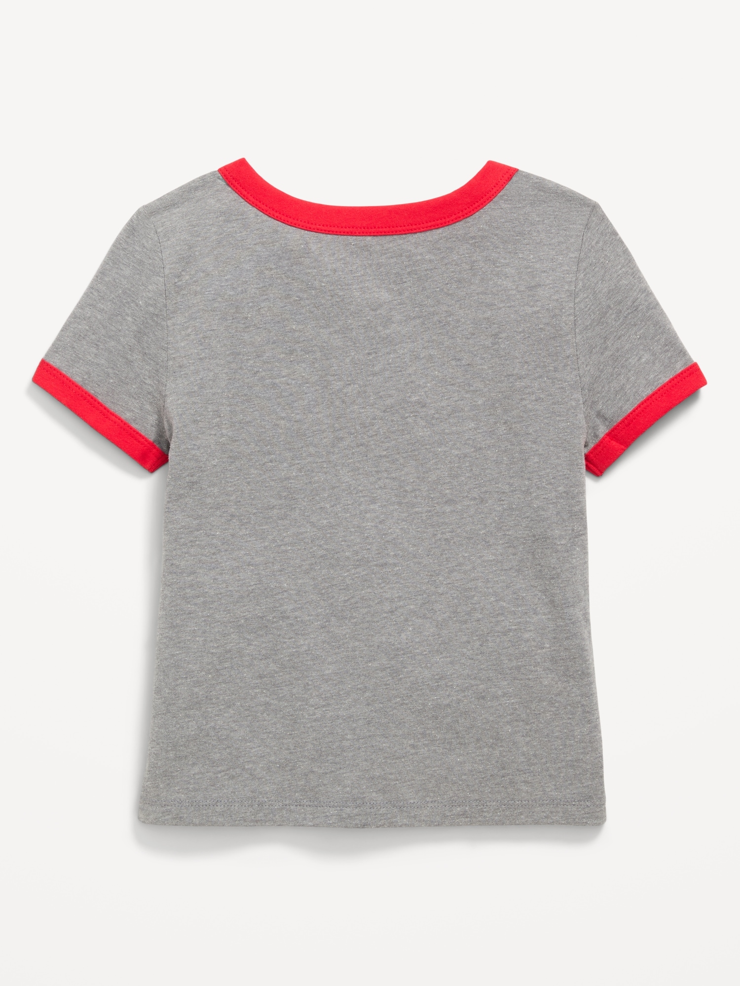 Kansas City Chiefs Fitted Graphic Ringer T-Shirt for Girls