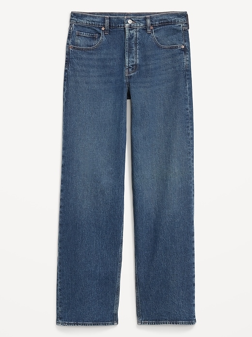 Image number 7 showing, Mid-Rise Slouchy Wide-Leg Jeans