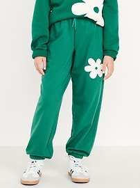 Image number 1 showing, Favorite Fleece High-Waisted Jogger Sweatpants for Girls