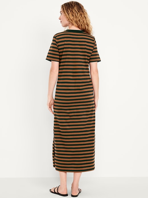Image number 2 showing, Vintage Crew-Neck Maxi T-Shirt Dress