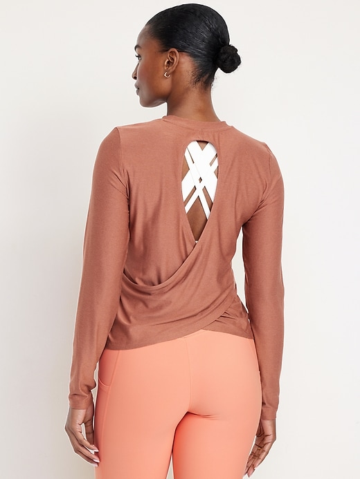 Image number 2 showing, CloudMotion Wrap-Back Top