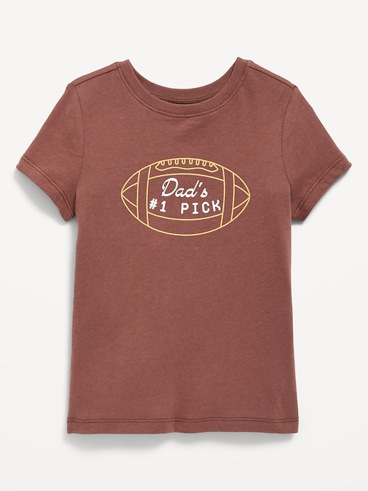 Image number 1 showing, Short-Sleeve Unisex Graphic T-Shirt for Toddler