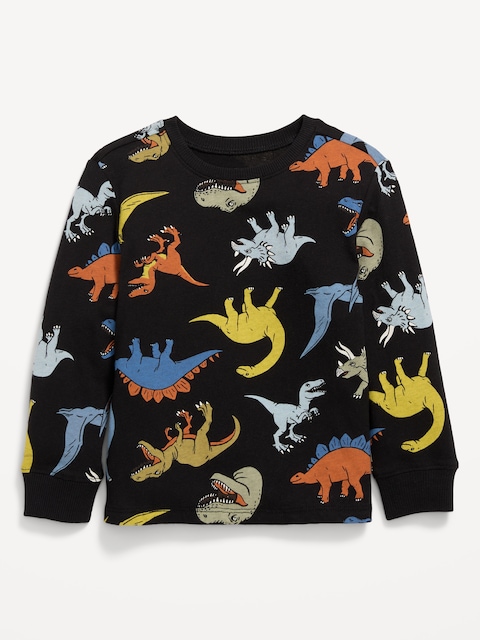 Printed Long-Sleeve T-Shirt for Toddler Boys