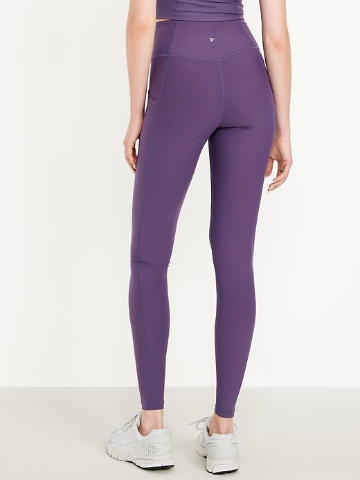 Image number 2 showing, High-Waisted PowerSoft Full-Length Pocket Leggings