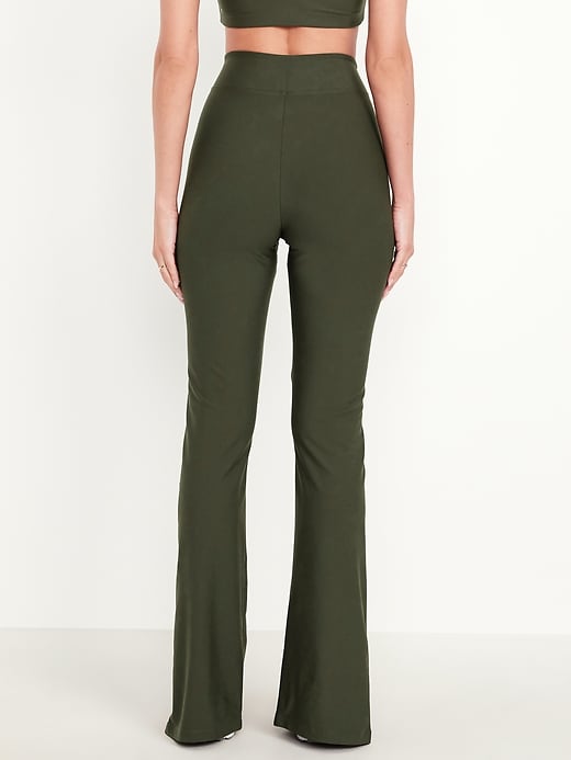 Image number 2 showing, Extra High-Waisted PowerSoft Split-Flare Leggings