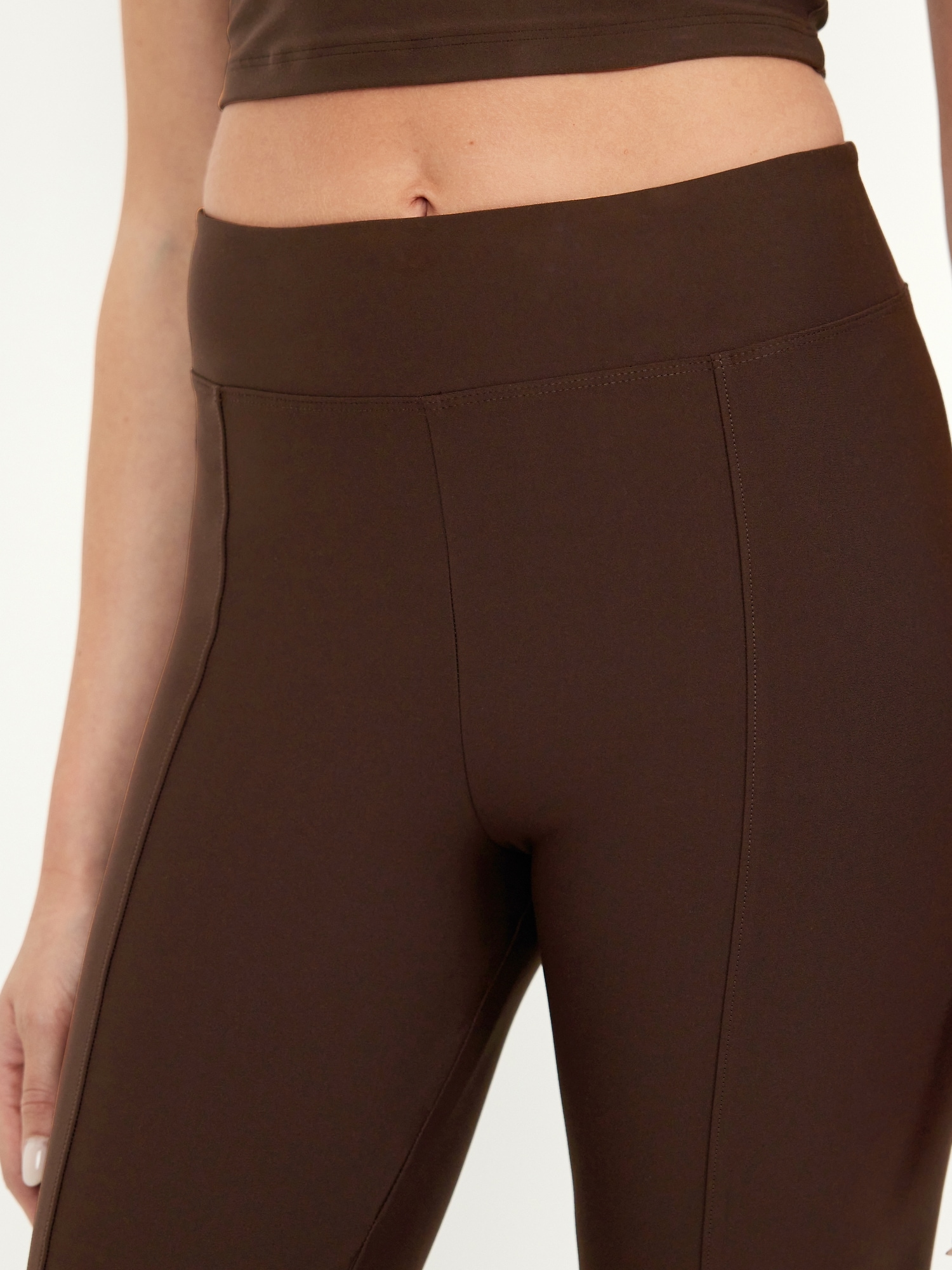 Extra High-Waisted PowerSoft Split-Flare Leggings