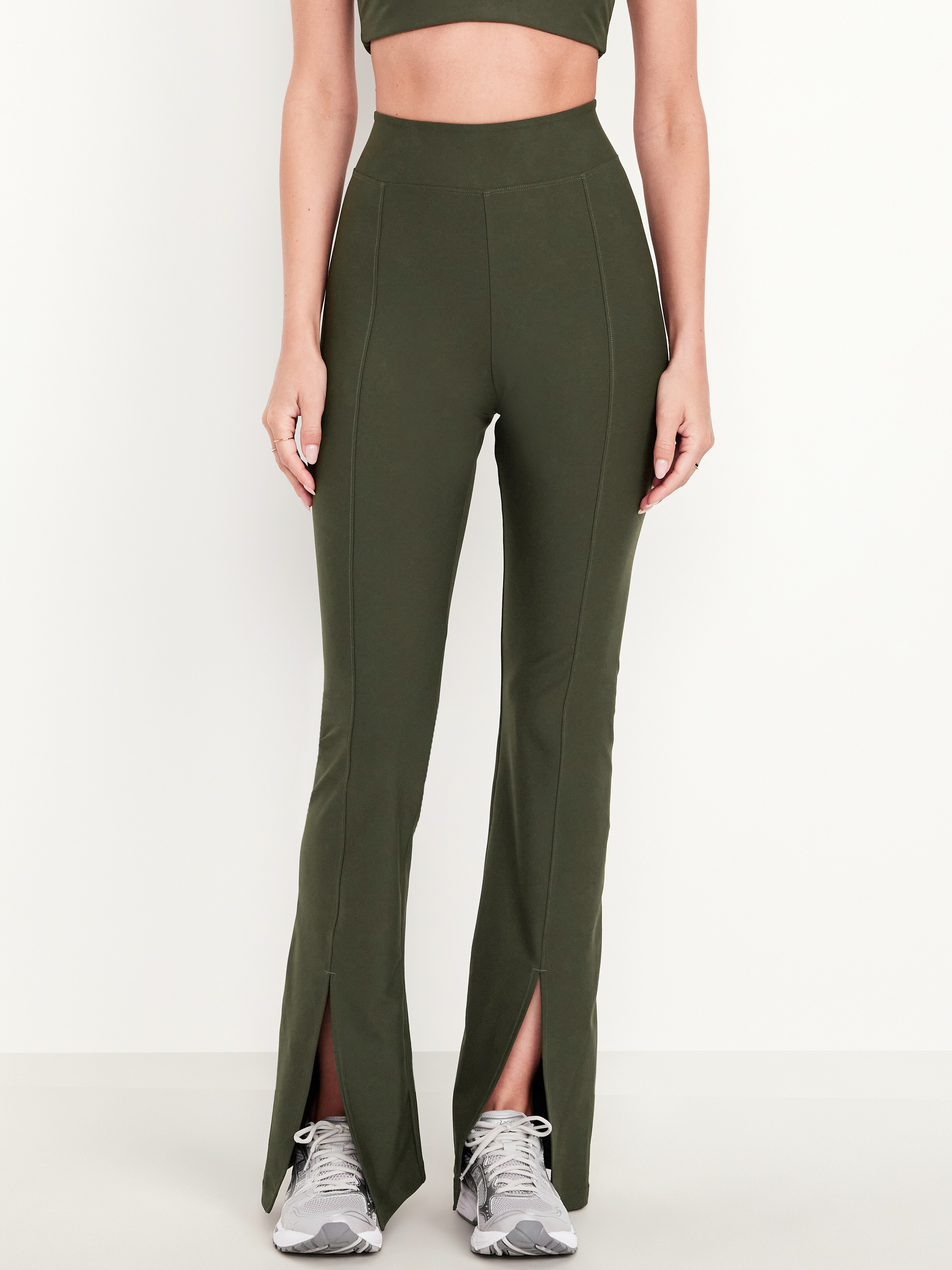 Extra High-Waisted PowerSoft Split-Flare Leggings
