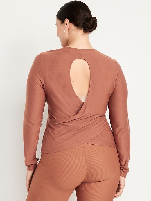 Image number 6 showing, CloudMotion Wrap-Back Top