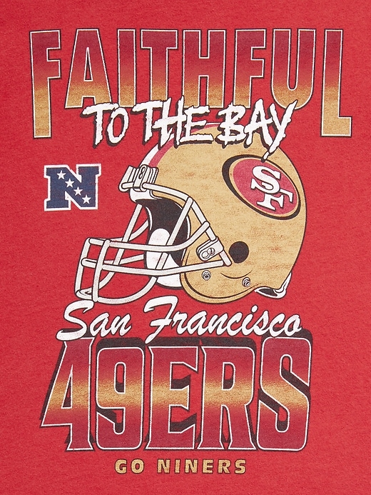 Image number 2 showing, NFL™ San Francisco 49ers™ Gender-Neutral Graphic T-Shirt for Kids