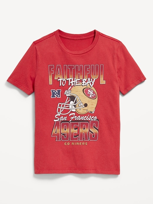 Image number 1 showing, NFL™ San Francisco 49ers™ Gender-Neutral Graphic T-Shirt for Kids