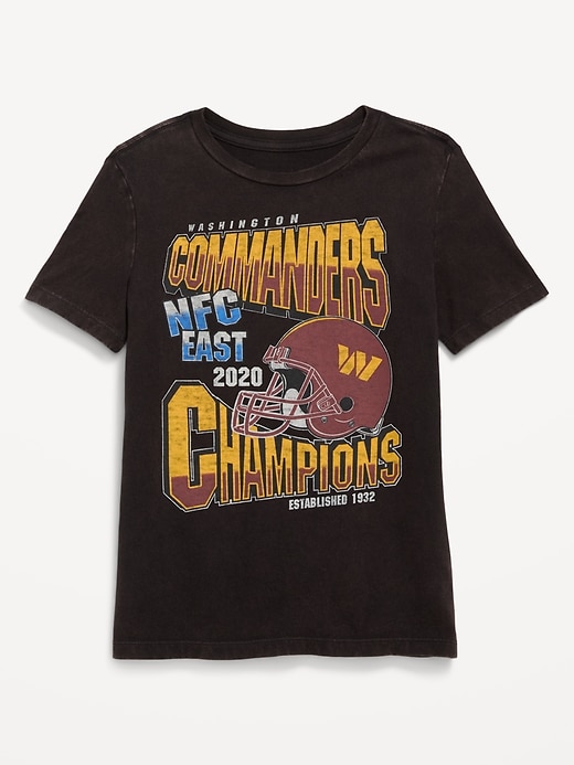Image number 1 showing, NFL™ Washington Commanders™ Gender-Neutral Graphic T-Shirt for Kids