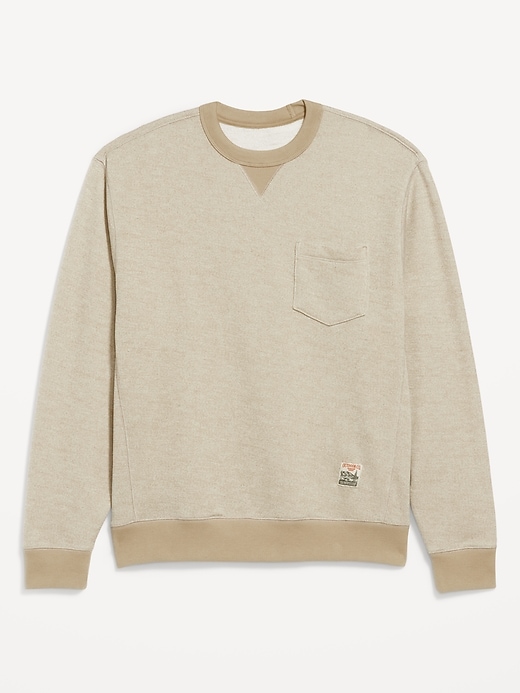 Image number 4 showing, Textured Pocket Sweatshirt