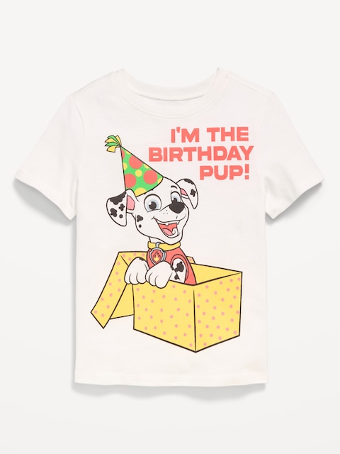 Paw Patrol™ Unisex Graphic T-Shirt for Toddler - Bright White