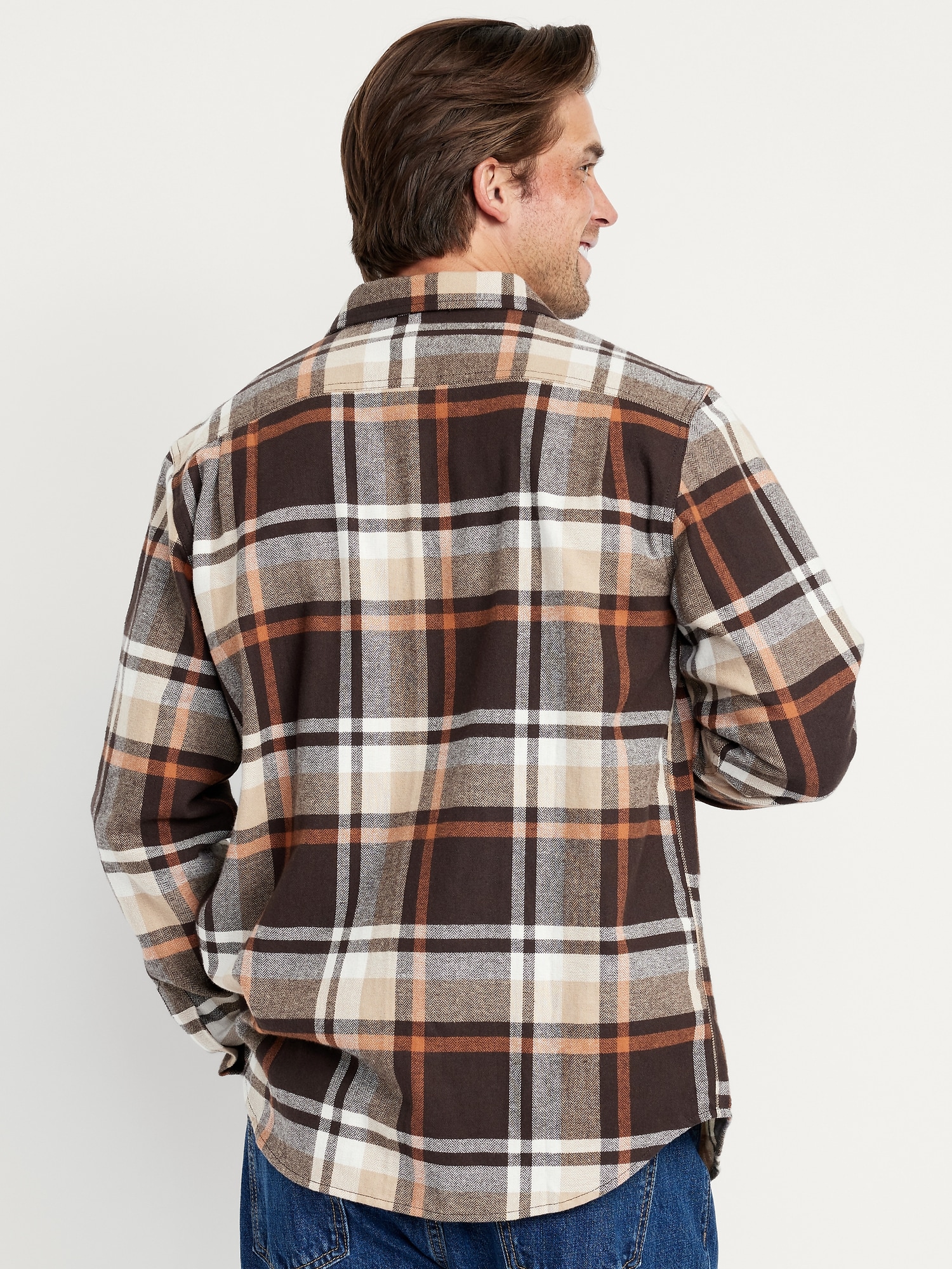 Plaid Flannel Pocket Shirt