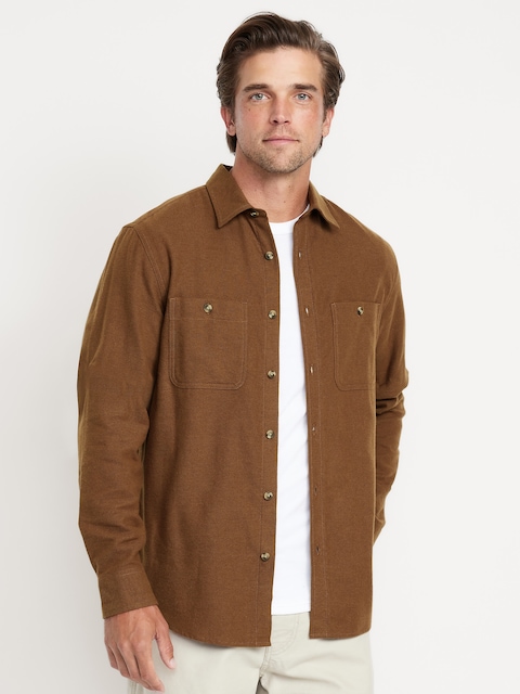 Flannel Pocket Shirt - Espresso