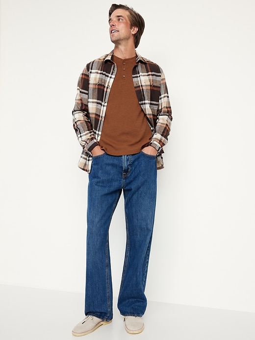 Image number 3 showing, Waffle Henley T-Shirt