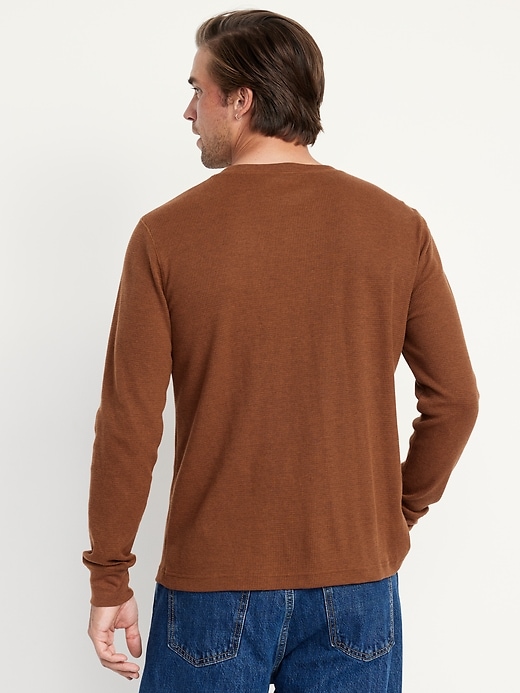 Image number 2 showing, Waffle Henley T-Shirt