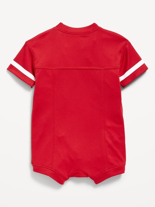 Image number 2 showing, Football Jersey One-Piece Romper for Baby