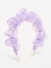 Image number 1 showing, Outtek™ Sparkly Tulle Headband for Toddler Girls