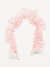 Image number 1 showing, Outtek™ Sparkly Tulle Headband for Toddler Girls