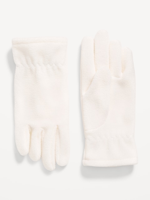 Gender-Neutral Go-Warm Microfleece Gloves for Kids - Sea Salt