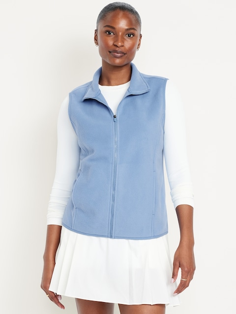 Performance Microfleece Vest - Blue Periwinkle