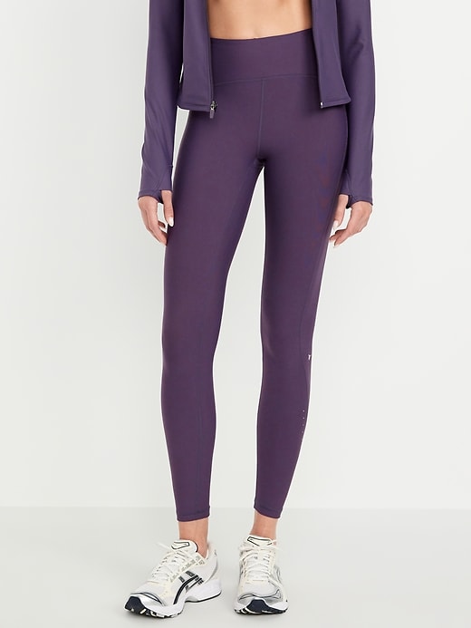 Image number 1 showing, High-Waisted PowerSoft Train 7/8 Run Leggings