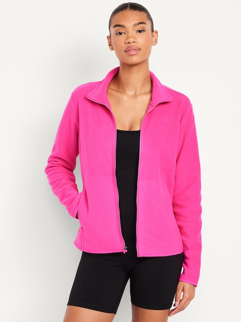 Performance Microfleece Full-Zip Jacket - Flamingo