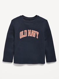 Image number 1 showing, Long-Sleeve Logo-Graphic Thermal Knit T-Shirt for Toddler Boys