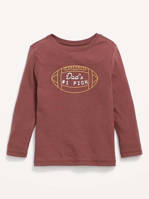 Image number 1 showing, Long-Sleeve Unisex Graphic T-Shirt for Toddler