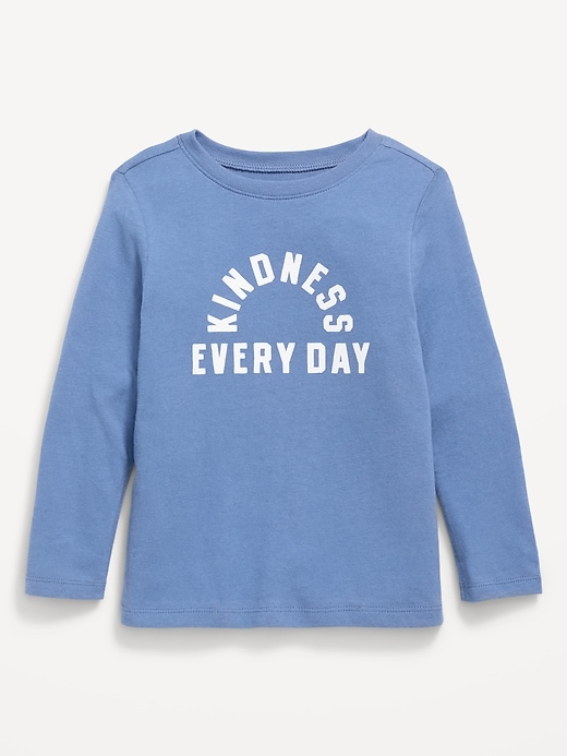 Image number 1 showing, Long-Sleeve Unisex Graphic T-Shirt for Toddler