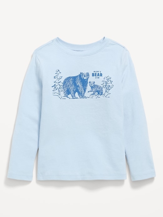 Image number 1 showing, Long-Sleeve Unisex Graphic T-Shirt for Toddler