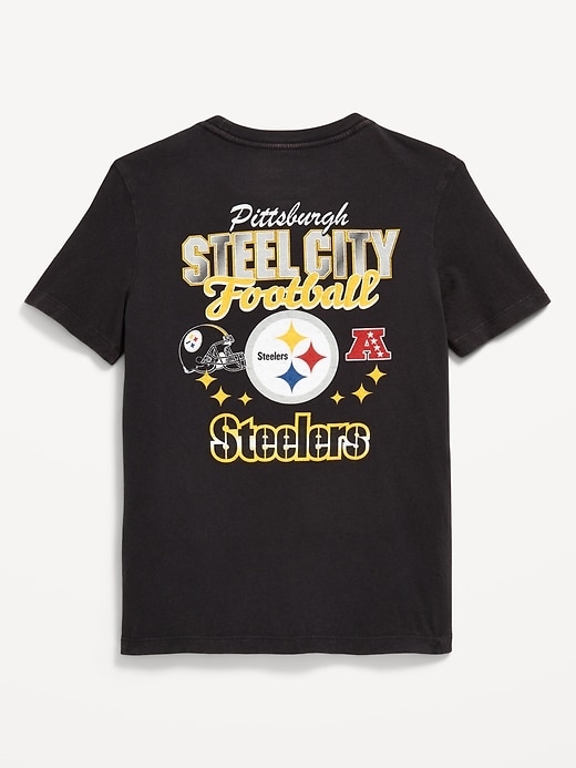 Image number 2 showing, NFL™ Pittsburgh Steelers™ Gender-Neutral Graphic T-Shirt for Kids