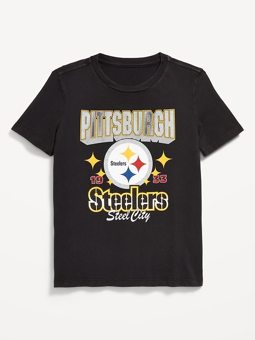 Image number 1 showing, NFL™ Pittsburgh Steelers™ Gender-Neutral Graphic T-Shirt for Kids