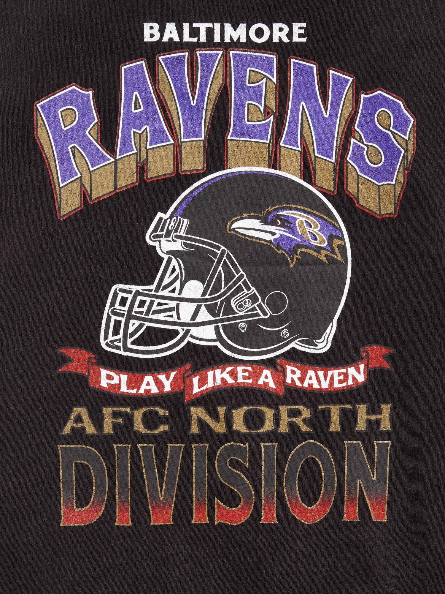 Baltimore Ravens Gender-Neutral Graphic T-Shirt for Kids