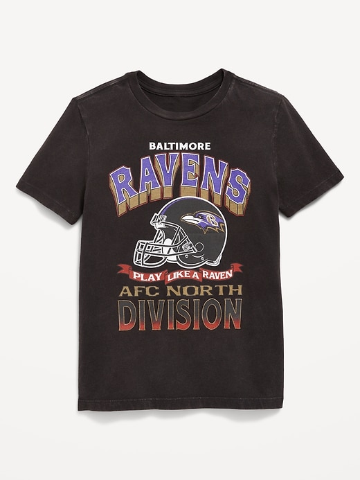 Image number 1 showing, NFL™ Baltimore Ravens™ Gender-Neutral Graphic T-Shirt for Kids