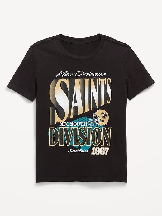 Image number 1 showing, NFL™ New Orleans Saints™ Gender-Neutral Graphic T-Shirt for Kids