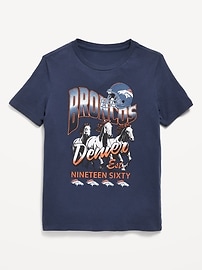 Image number 1 showing, NFL™ Denver Broncos™ Gender-Neutral Graphic T-Shirt for Kids